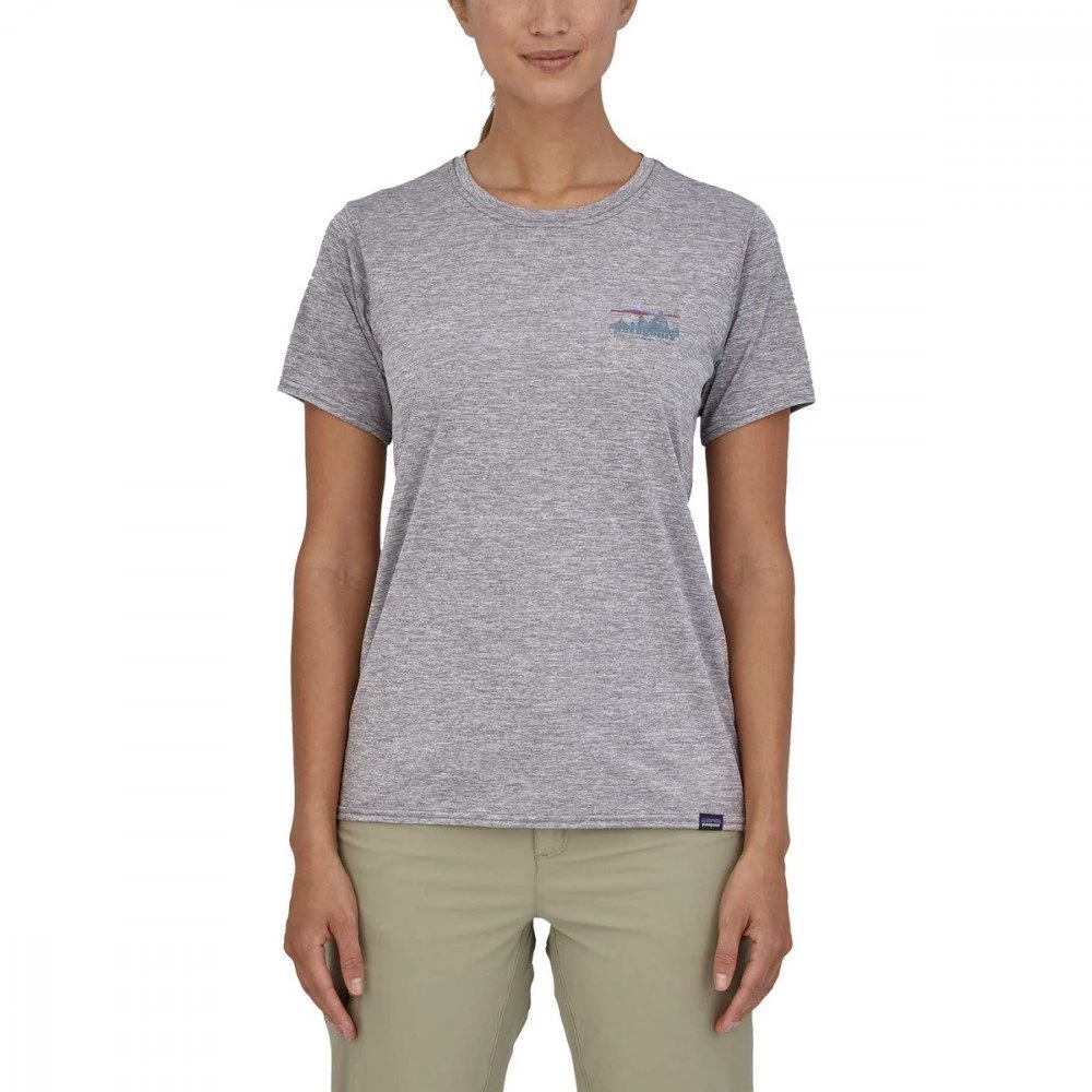 PATAGONIA T-SHIRT CAPILENE® COOL DAILY GRAPHIC DONNA Grigio 5 PATAGONIA T-SHIRT CAPILENE® COOL DAILY GRAPHIC DONNA Grigio - immagine 3