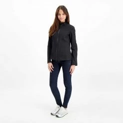 PEUTEREY BIKER FLYERS IN SOFTSHELL DONNA Nero -Strada Moda peuterey ped3555 biker flyers in softshell donna giacconi donna 042681901 ner 6