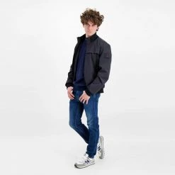 PEUTEREY BOMBER POTOSI IN SOFT SHELL Blu -Strada Moda peuterey peu3928 bomber potosi in soft shell giacconi uomo 042683201 215 6