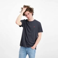 PEUTEREY T-SHIRT MANDERLY Blu -Strada Moda peuterey peu4060 t shirt manderly casual uomo 042684601 215 4