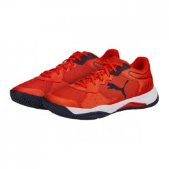 PUMA SOLARSMASH RCT Rosso -Strada Moda puma 106949 solarsmash rct scarpe padel uomo 044481701 01 3