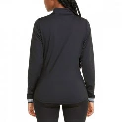 PUMA FELPA 1/2 ZIP STRONG DONNA Nero -Strada Moda puma 521839 felpa 1 2 zip strong donna abbigliamento training e palestra donna 045353901 01 4