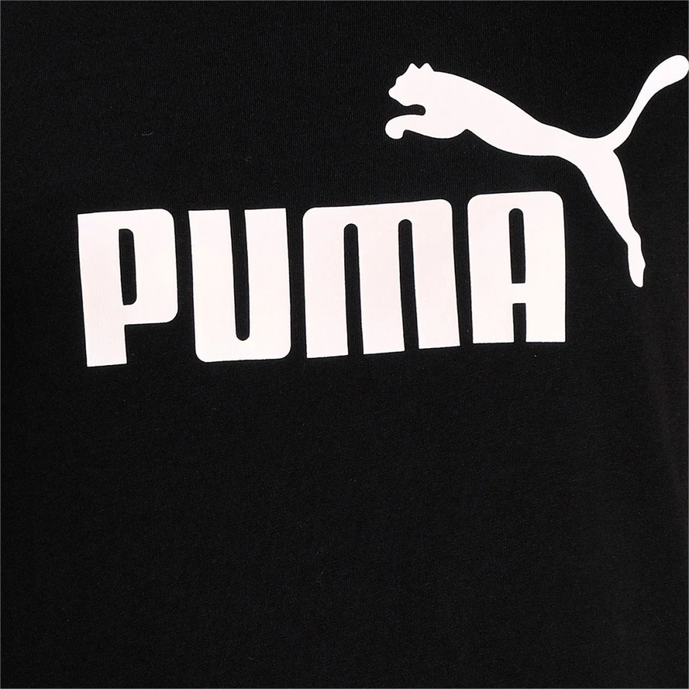 PUMA T-SHIRT LOGO ESSENTIALS DONNA Nero 7 PUMA T-SHIRT LOGO ESSENTIALS DONNA Nero - immagine 5