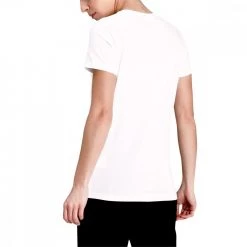 PUMA T-SHIRT LOGO ESSENTIALS DONNA Bianco -Strada Moda puma 586774 t shirt essential logo donna sport style donna 042170401 02 4