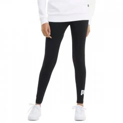 PUMA LEGGINGS ESSENTIALS LOGO DONNA Nero 8 PUMA LEGGINGS ESSENTIALS LOGO DONNA Nero -Strada Moda puma 586832 leggings essential logo donna sport style donna 042170701 01 3