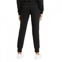 PUMA PANTALONI ESSENTIAL LOGO DONNA Nero -Strada Moda puma 586842 pantaloni essential logo donna sport style donna 044785701 01 4