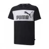 PUMA T-SHIRT COLORBLOCK BAMBINO Bianco, Nero