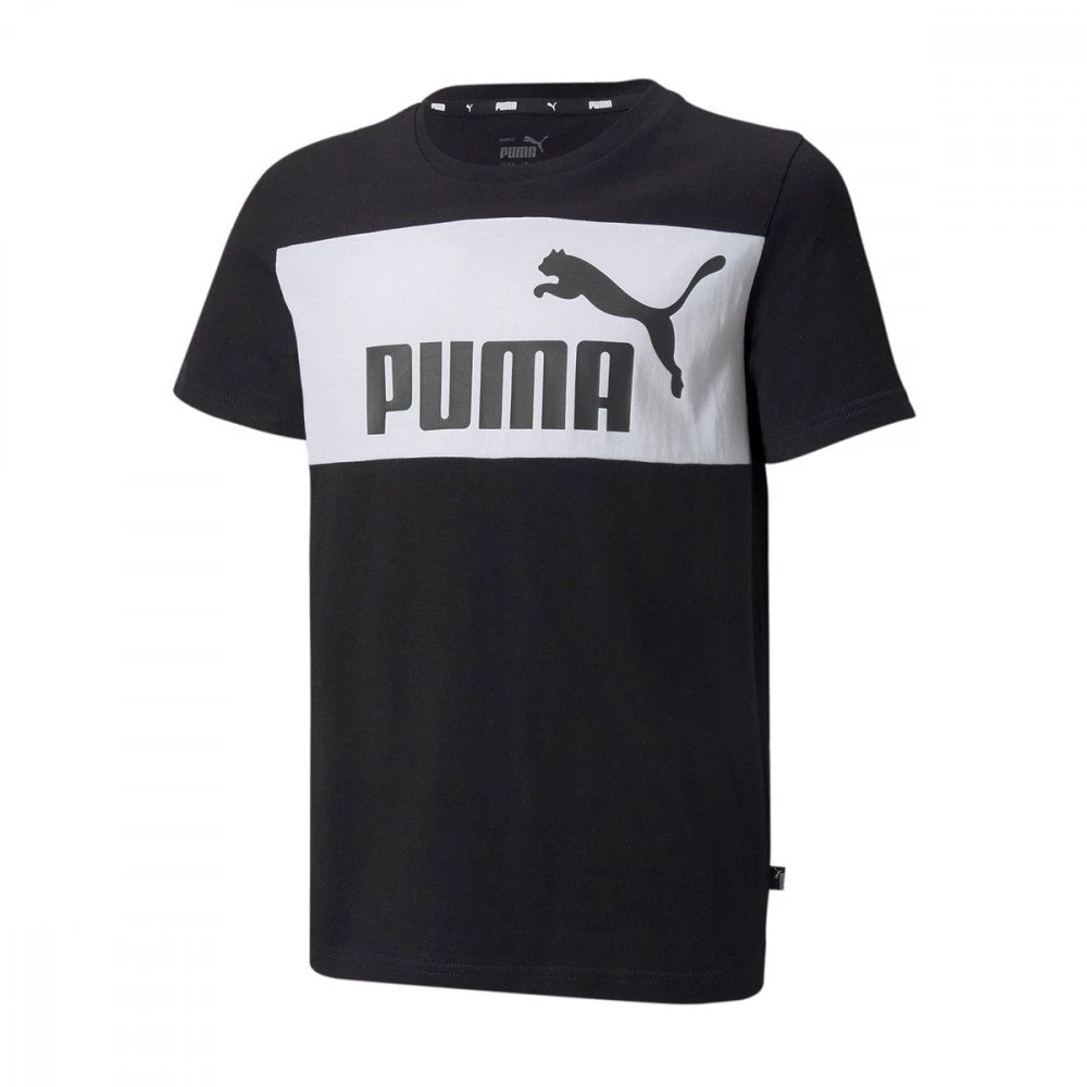 PUMA T-SHIRT COLORBLOCK BAMBINO Bianco, Nero 3 PUMA T-SHIRT COLORBLOCK BAMBINO Bianco, Nero
