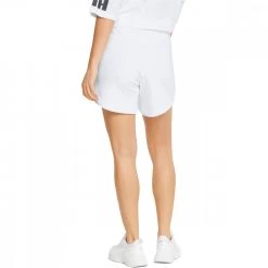 PUMA SHORT ESSENTIAL VITA ALTA DONNA Bianco -Strada Moda puma 848339 shorts essential donna sport style donna 044786401 02 4