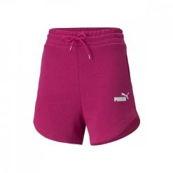 PUMA SHORTS ESSENTIAL VITA ALTA DONNA Fucsia