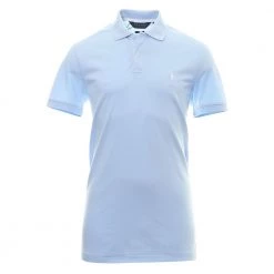 RALPH LAUREN POLO IN PIQUE' STRETCH Azzurro
