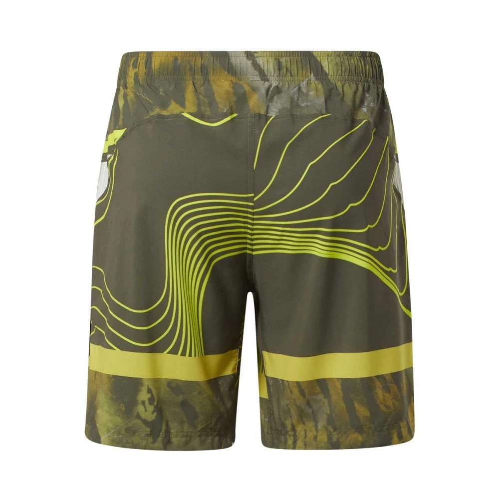 REEBOK SHORT AUSTIN ALLOVER PRINT Verde 4 REEBOK SHORT AUSTIN ALLOVER PRINT Verde - immagine 2