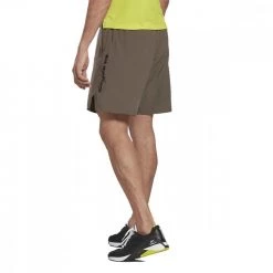 REEBOK SHORT EPIC GRAPHIC Verde -Strada Moda reebok h46631 short epic graphic abbigliamento training e palestra uomo 044381901 army 3