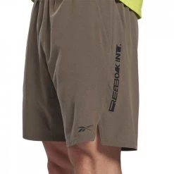 REEBOK SHORT EPIC GRAPHIC Verde -Strada Moda reebok h46631 short epic graphic abbigliamento training e palestra uomo 044381901 army 4