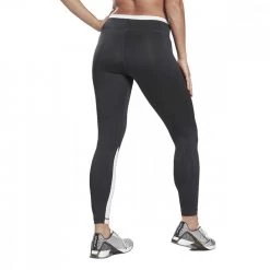 REEBOK LEGGINGS WORKOUT Nero -Strada Moda reebok hb1058 leggings workout abbigliamento training e palestra donna 044384701 blk 3