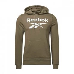 REEBOK FELPA CON CAPPUCCIO IDENTITY Verde