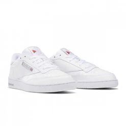 REEBOK CLUB C 85 Bianco -Strada Moda reebok classic ar0455 club c 85 tutte sneaker uomo 040993401 55 2