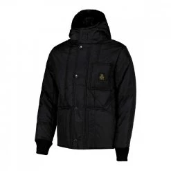 REFRIGIWEAR GIACCA CAPPUCCIO ECOPELLICCIA CABAN