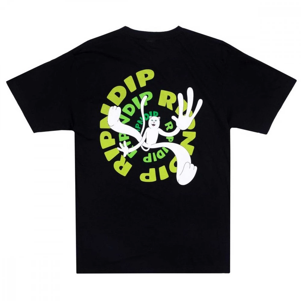 RIPNDIP T-SHIRT DESCENDING Nero 4 RIPNDIP T-SHIRT DESCENDING Nero - immagine 2
