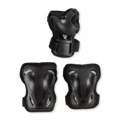 ROLLERBLADE PROTEZIONI SKATE GEAR 3 PACK Nero