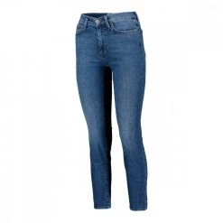 ROY ROGERS JEANS STRAIGHT PATTALA DONNA Blu -Strada Moda roy rogers sp22rnd207d364 jeans straight high rise pattaia donna casual donna 044670901 a133 2