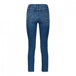 ROY ROGERS JEANS STRAIGHT PATTALA DONNA Blu -Strada Moda roy rogers sp22rnd207d364 jeans straight high rise pattaia donna casual donna 044670901 a133 3