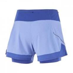 SALOMON SHORT SENSE AERO 2IN1 DONNA Viola -Strada Moda salomon lc1731800 short sense aero 2in1 donna abbigliamento running donna 044886801 1800 2