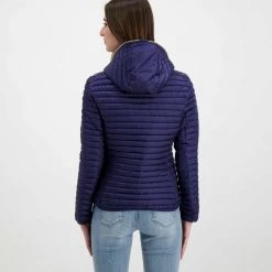 SAVE THE DUCK PIUMINO ALEXIS DONNA Blu -Strada Moda save the duck d33620wiris piumino cappuccio alexis donna giacconi donna 044997301 90000 4