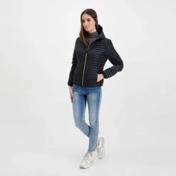 SAVE THE DUCK PIUMINO ALEXIS DONNA Nero -Strada Moda save the duck d33620wiris14 piumino alexis donna giacconi donna 044997401 10000 6