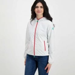 SAVE THE DUCK GIACCA STELLA DONNA Bianco -Strada Moda save the duck d36670wwind giacca con cappuccio stella donna giacconi donna 044997501 00000 3