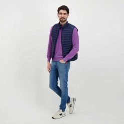 SAVE THE DUCK PIUMINO SMANICATO ADAM Blu -Strada Moda save the duck d82410mgiga piumino smanicato adam giacconi uomo 044997901 90000 6