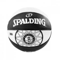 SPALDING Pallone Brooklyn Nets 7 Bianco, Nero