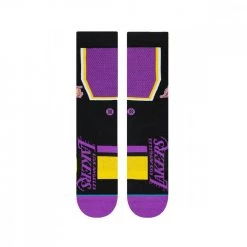 STANCE CALZE LAKERS SHORTCUT 2 Viola -Strada Moda stance a545a20lac calze lakers shortcut 2 abbigliamento basket uomo 042105201 pur 2