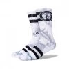 STANCE CALZE NETS DYED Bianco -Strada Moda stance a556c21net calze nets dyed abbigliamento basket uomo 043737301 chr 1