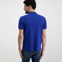 SUN 68 POLO CON PIPING Royal -Strada Moda sun 68 a32110 polo con piping casual uomo 044816201 58 3