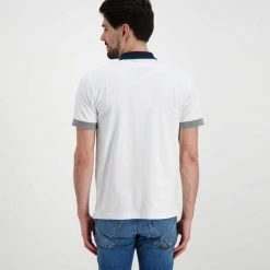 SUN 68 POLO TRICOLOR Bianco -Strada Moda sun 68 a32113 polo tricolor casual uomo 044816501 01 4