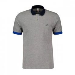 SUN 68 POLO TRICOLOR Grigio