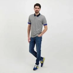 SUN 68 POLO TRICOLOR Grigio 13 SUN 68 POLO TRICOLOR Grigio -Strada Moda sun 68 a32113 polo tricolor casual uomo 044816701 34 6