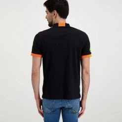 SUN 68 POLO MACRO LOGO FLUO Nero -Strada Moda sun 68 a32120 polo macro logo fluo casual uomo 044817101 11 4