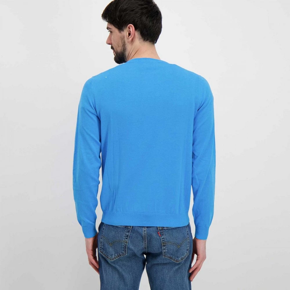 SUN 68 MAGLIONE GIROCOLLO IN COTONE Azzurro 5 SUN 68 MAGLIONE GIROCOLLO IN COTONE Azzurro - immagine 3