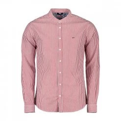 SUN 68 CAMICIA COLLO COREANA Bianco, Rosso