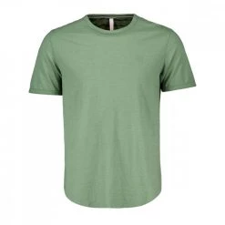 SUN 68 T-SHIRT COTONE FIAMMATO LOGO Verde