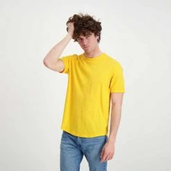 SUN 68 T-SHIRT COTONE FIAMMATO LOGO -Strada Moda sun 68 t32112 t shirt cotone fiammato logo casual uomo 044863901 40 4