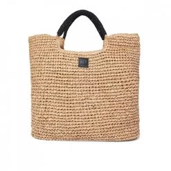 SUNDEK BORSA IN PAGLIA INTRECCIATA DONNA Beige