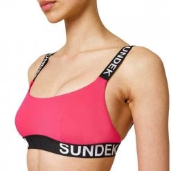 SUNDEK TOP BRALETTE LUCRECIA DONNA Fucsia -Strada Moda sundek w103ktl3000 top bralette lucrecia donna mare donna 046594101 69200 3
