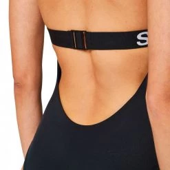 SUNDEK COSTUME INTERO LOGO GABRIELA DONNA Nero -Strada Moda sundek w143ksl3000 costume intero logo gabriela donna mare donna 046591001 00400 3