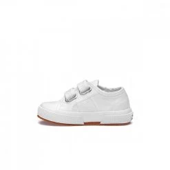 SUPERGA 2750 CLASSIC VELCRO BAMBINO Bianco -Strada Moda superga s0003e0 2750 classic velcro bambino tutte sneaker bambino 033530501 901 3