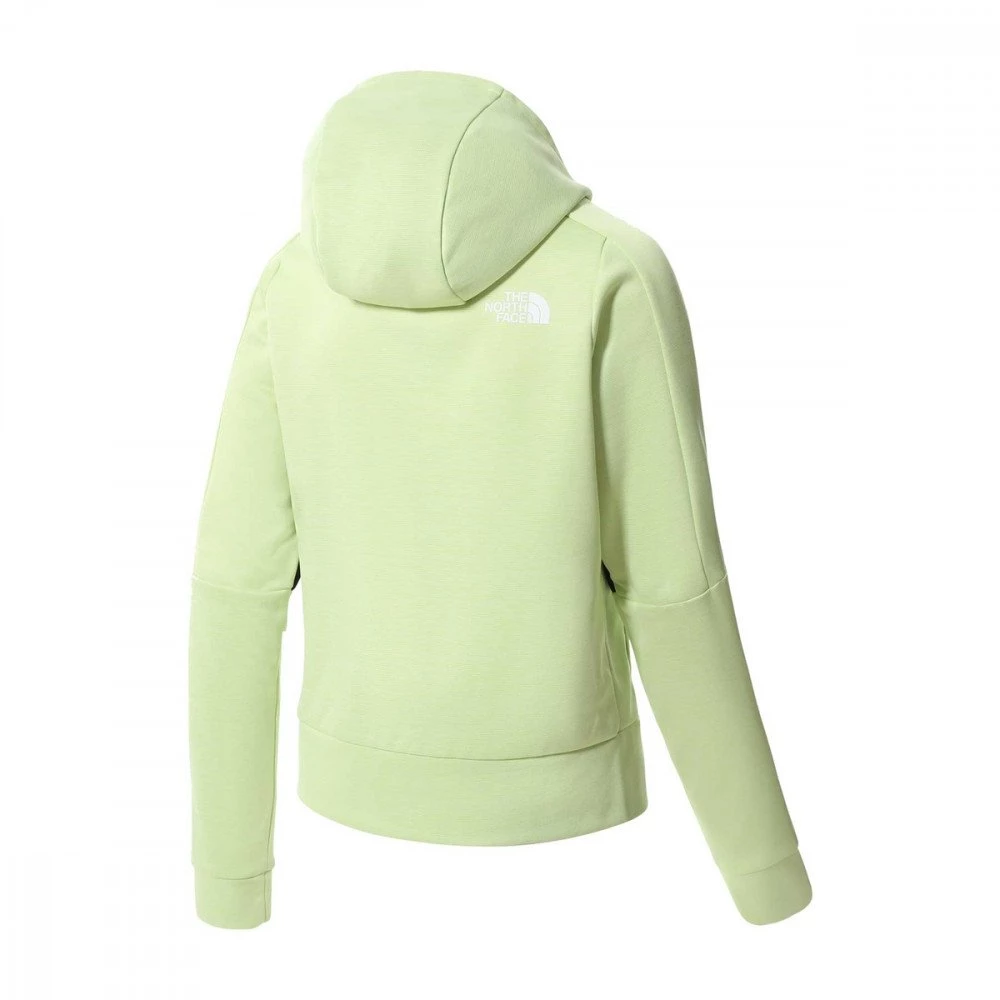 THE NORTH FACE FELPA FULL ZIP FLEECE DONNA Lime 4 THE NORTH FACE FELPA FULL ZIP FLEECE DONNA Lime - immagine 2