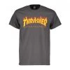 T-shirt Thrasher Magazine Flame Logo Grigio 2 T-shirt Thrasher Magazine Flame Logo Grigio -Strada Moda thrasher 311019 t shirt thrasher magazine flame logo street style uomo 033433501 cha 1