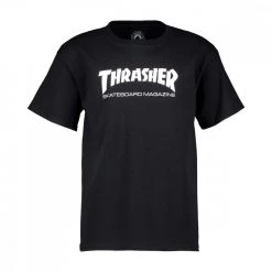 THRASHER T-SHIRT SKATE MAGAZINE BAMBINO Nero